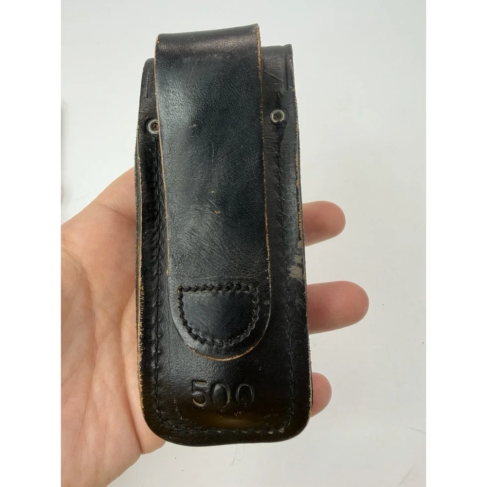 Buck 315 Yachtsman Marlin Spike Knife With Leather Sheath Vintage As Is